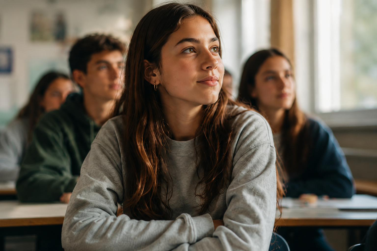 Joven participando en una experiencia de orientación Vocantis